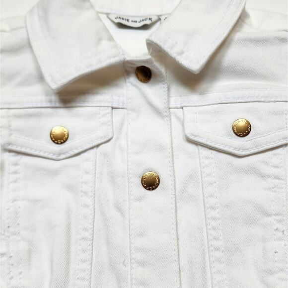 Janie and Jack White Jacket with Gold Buttons - Picture 5 of 5